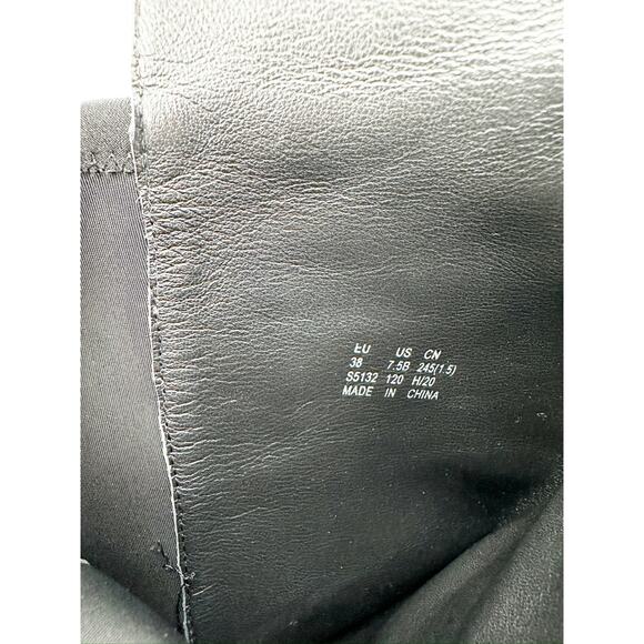 Stuart Weitzman Langdon Black Leather Over The Knee Tall Boots Size 7.5B - Picture 5 of 7